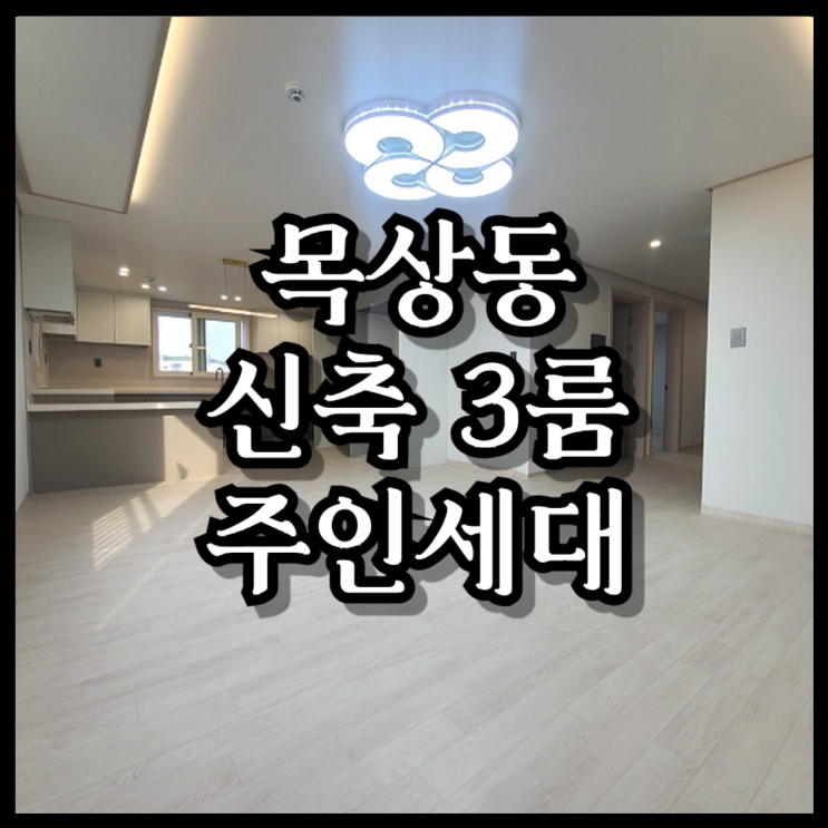  대전 대덕구 목상동 신축 포룸 주인세대(중문, ㄷ자아일랜드식탁, 방4,화2)