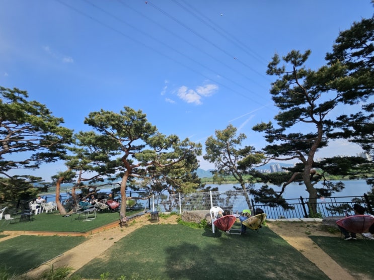  남양주 미호관광지 한강 철탑 뷰 카페 뷰66