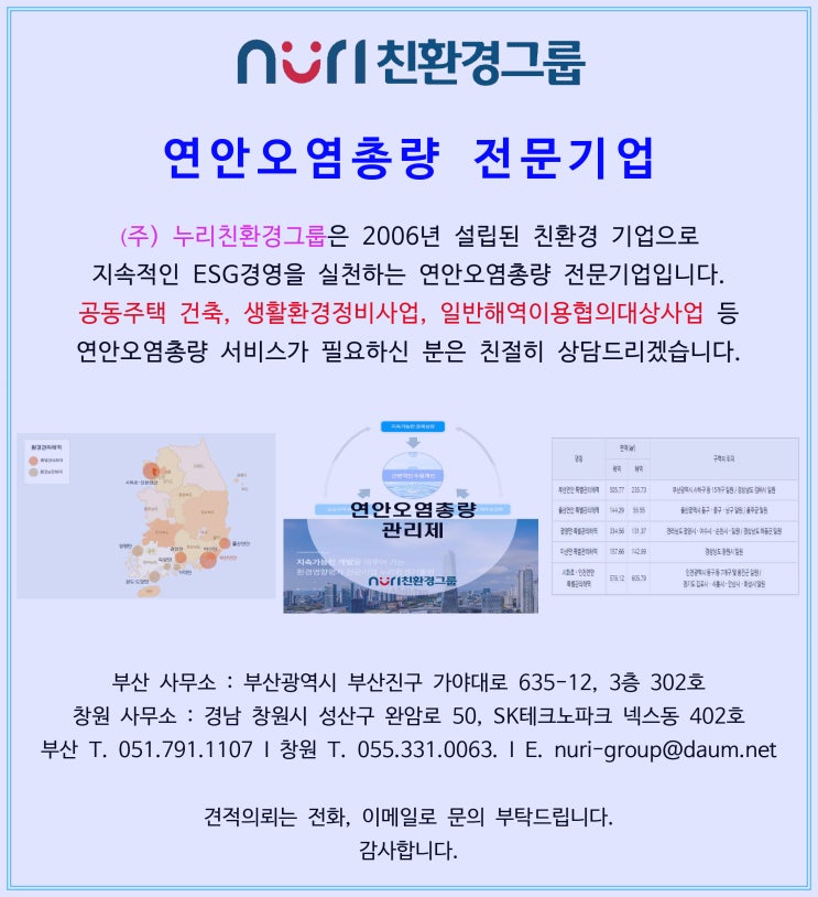  [평가]  연안오염총량관리 관리구역