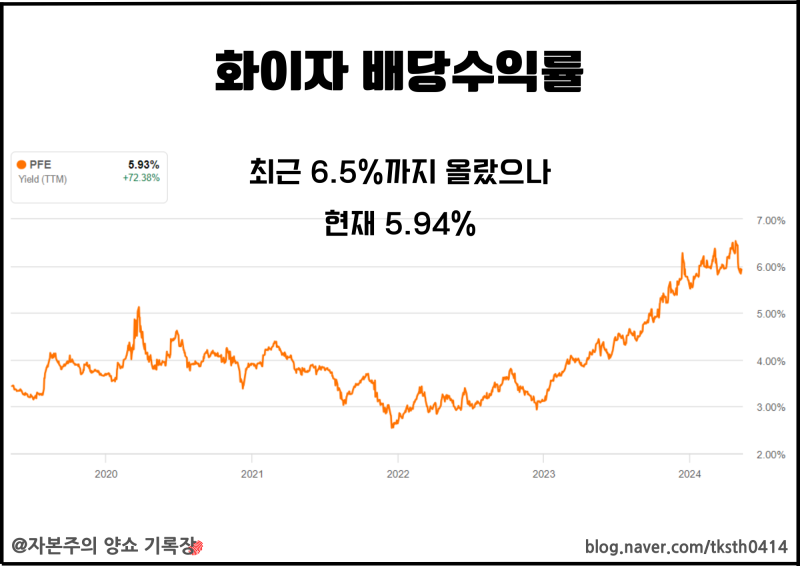 화이자 주가 전망과 실적발표