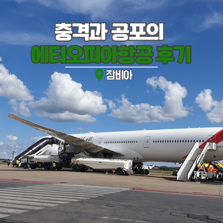  아프리카 여행 에티오피아 항공 기내식 트랜짓 충격 잠비아 비자