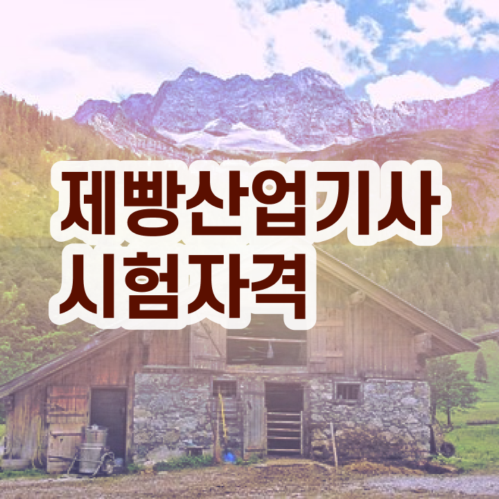  제빵산업기사 시험응시조건 온라인 수업으로 4달 안에 끝낸 방법