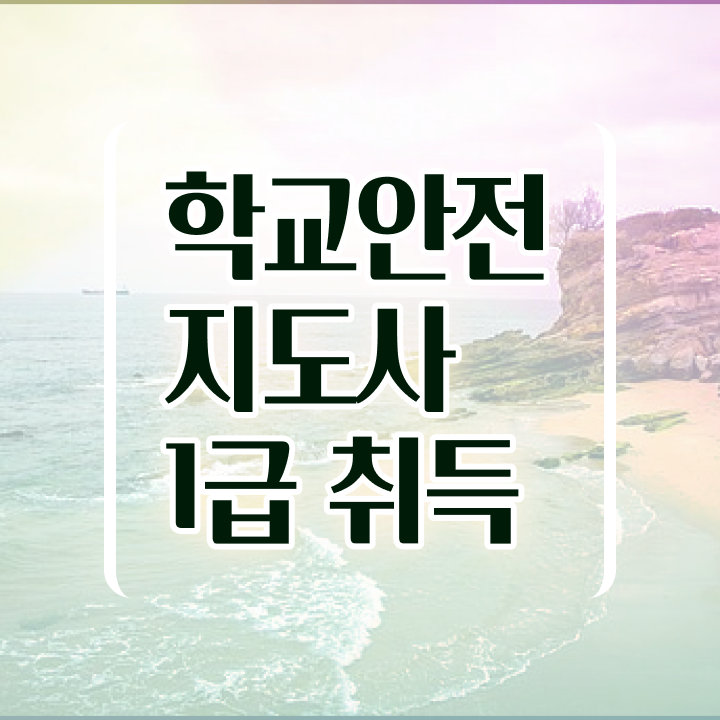  아동안전관리 , 학교안전지도사 자격증 상세한 준비한 방법 및 취업