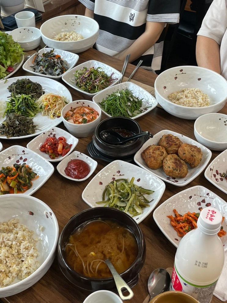  원주 보리밥 한정식 맛집 <김가네보리밥> 건강한 한상차림