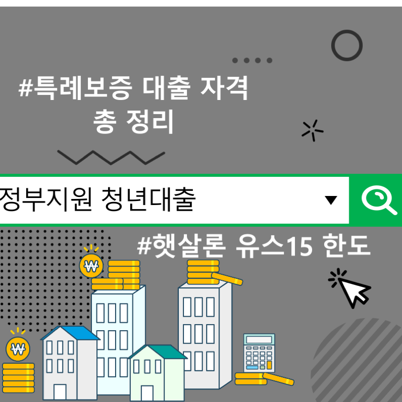 정부지원 청년대출의 종류 및 유의사항