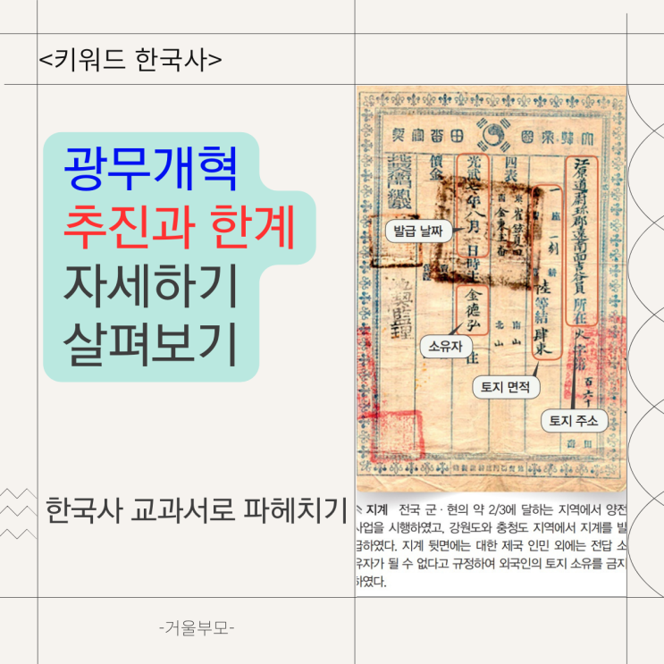  광무개혁 추진과 한계 자세하기 살펴보기