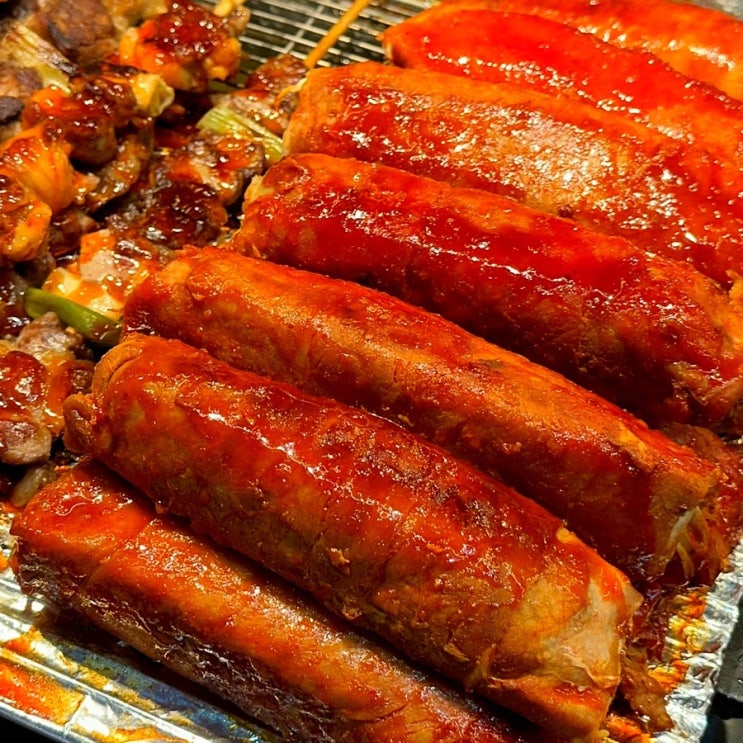  제주도 제주동문시장 먹거리 추천 :: 만덕상회 흑돼지말이 / 제라헌 오메기떡