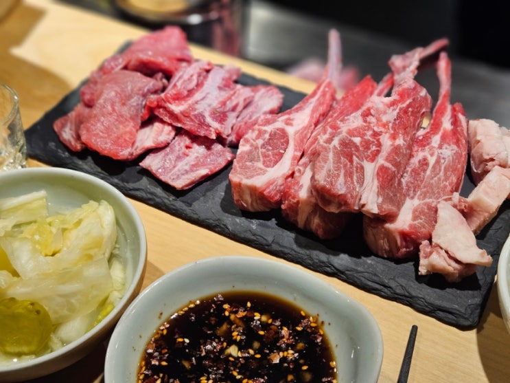  선릉 양갈비 구워주는 라무진 마늘밥 꼭 드세요