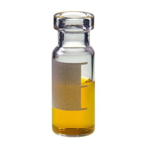  [유리초자] 2 ml 라이트온 투명 크림프 바이알, MicroSolv 2 ml Write-on Clear Crimp Vial, MicroSolv