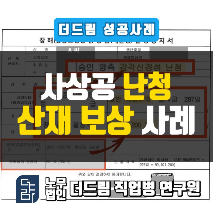  사상공 난청산재 보상사례 창원노무사