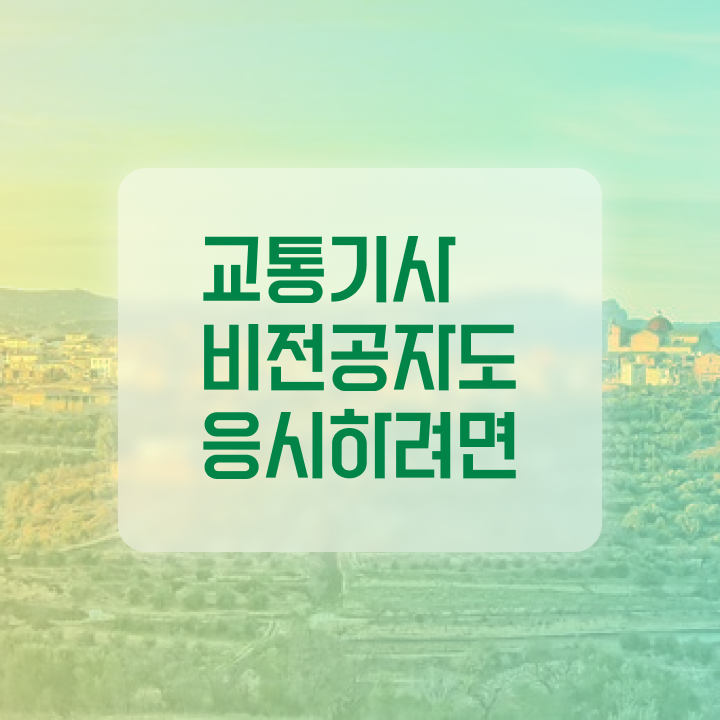  교통기사취업 교통기사 취득자격 집에서 온라인으로 15주만에 준비한 전략