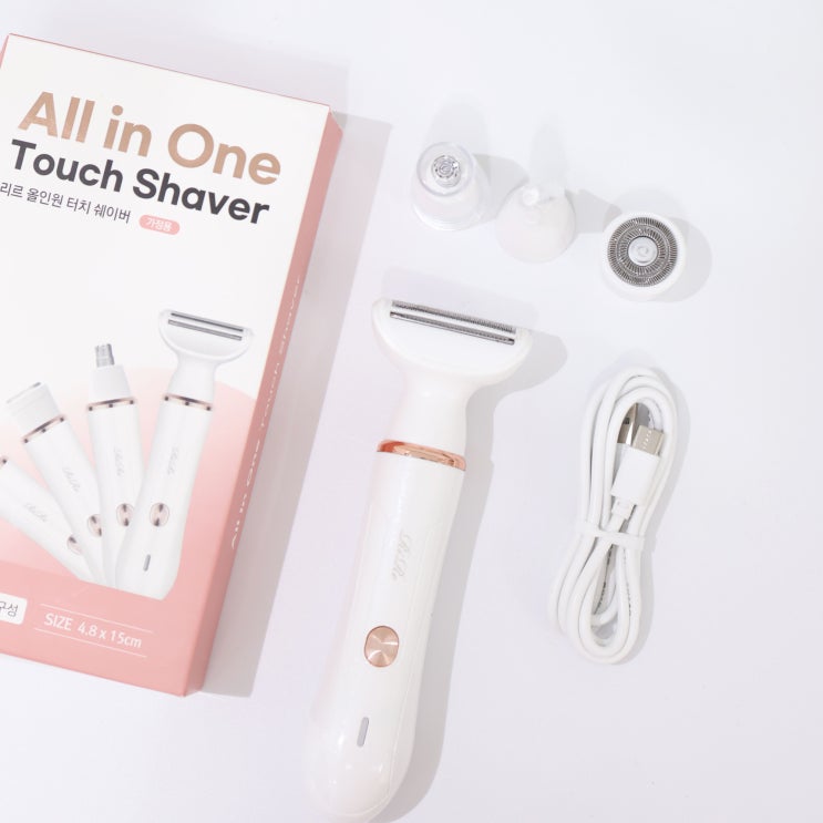  리르 올인원 터치 쉐이버 가정용제모기 인중 팔털 다리 제모 후기