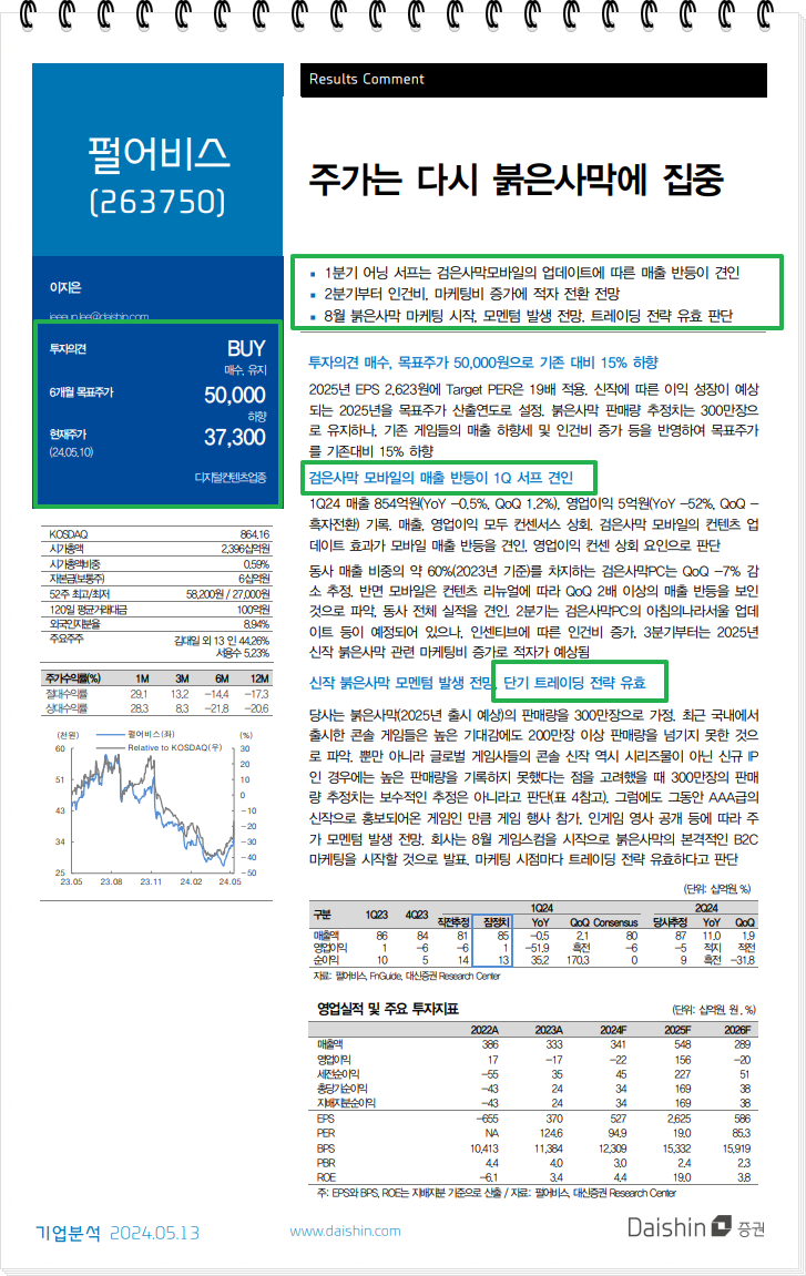펄어비스 주가 상승 이유 붉은사막 출시 기대감 목표주가 5만원 : 네이버 블로그