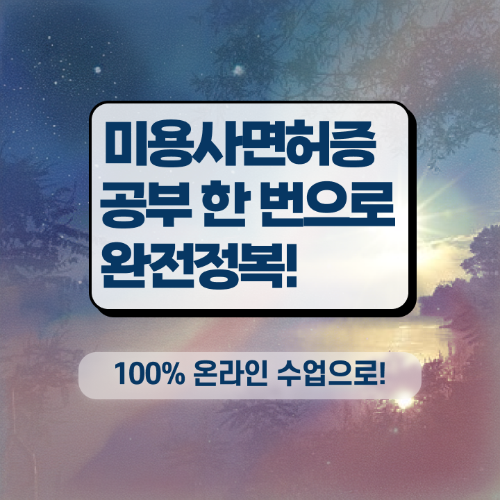  미용 4년제 대학 , 미용면허증 미용학과 안 가고도 취득했어요
