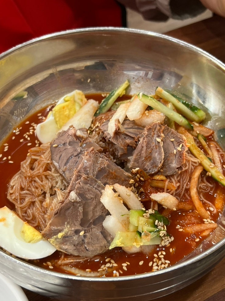  신중동 냉면 맛집 함경면옥, 점심 갈비탕도 괜찮은 곳