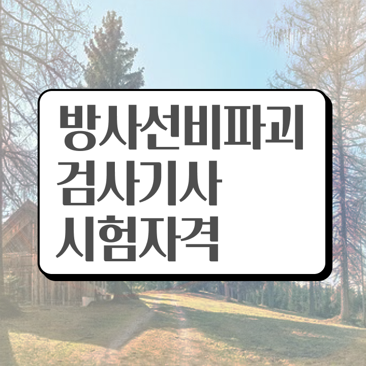  방사선비파괴검사기사 시험응시조건 집에서 온라인으로 4달 안에 완료한 과정