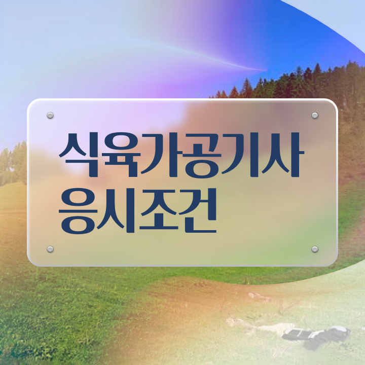 식육가공기사 취득자격 온라인 수업으로 4달 안에 준비한 팁
