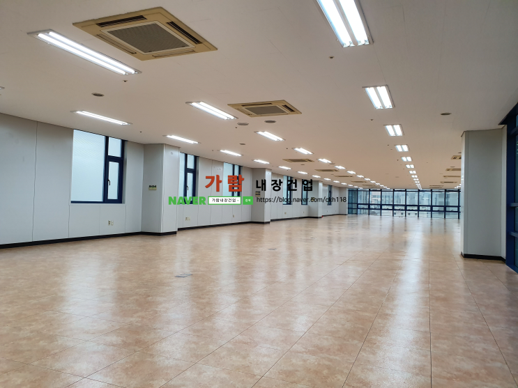  부산 사하구 소재 사무실칸막이 가벽철거 및 원상복구 현장