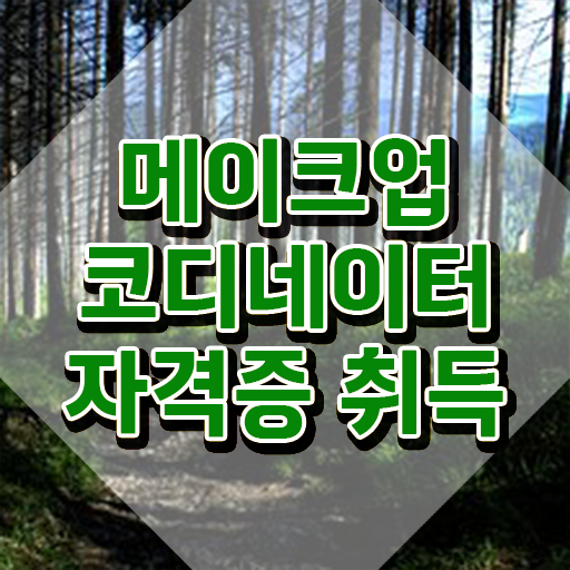  특수메이크업 , 메이크업코디네이터 자격증 취득과정 소개
