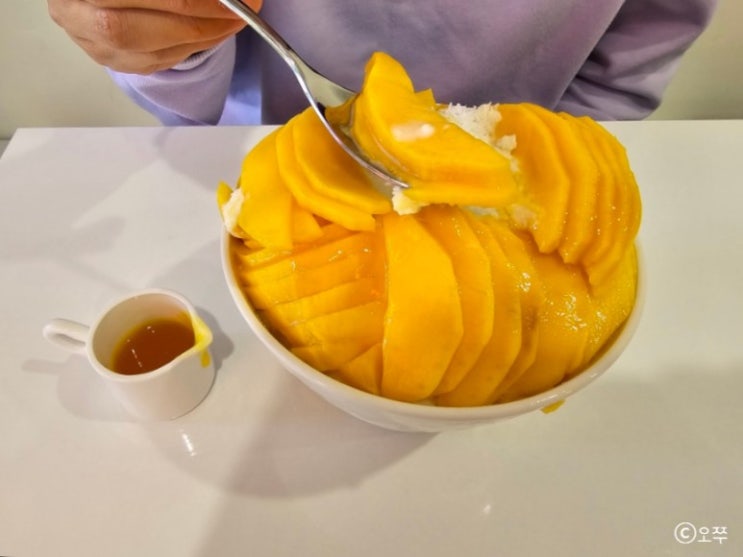  [수원 아주대 카페] 모던프루츠 / 생망고 빙수, 수박주스, 컷팅 과일 추천