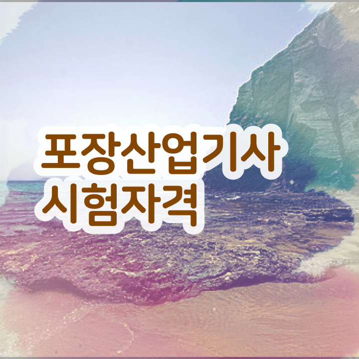  포장산업기사 자격요건 인강만 듣고 간단하게 끝낸 비법