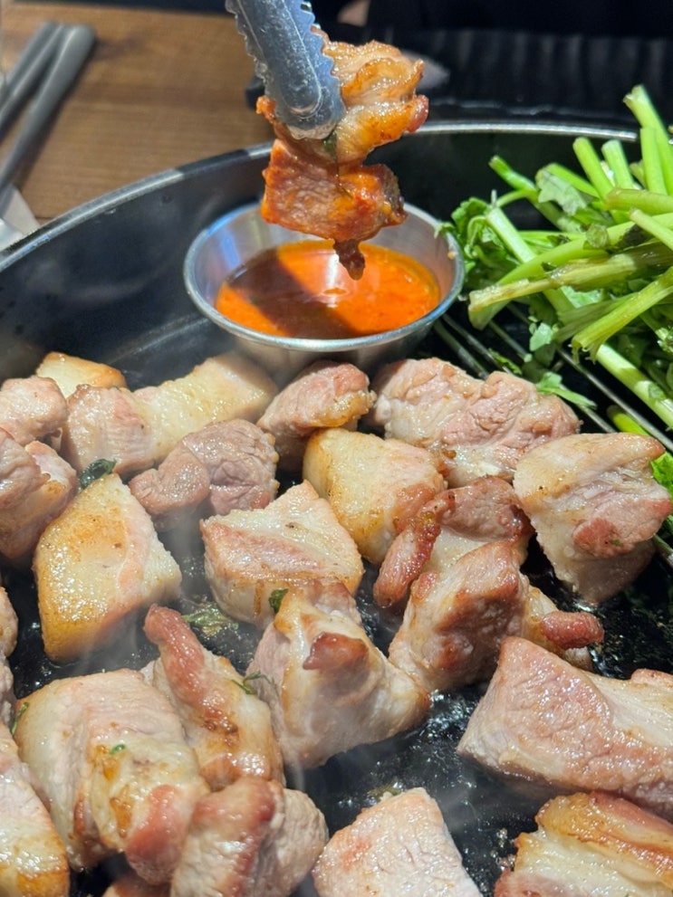  홍대 공덕 애견동반식당 고기꾼김춘배 고기집