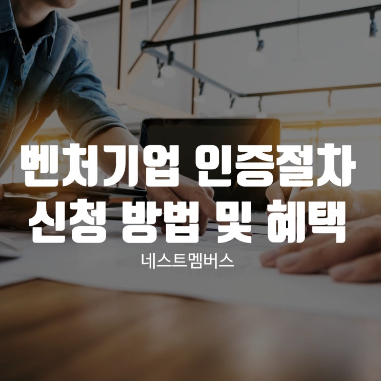  벤처기업인증절차 신청 방법, 혜택 총정리