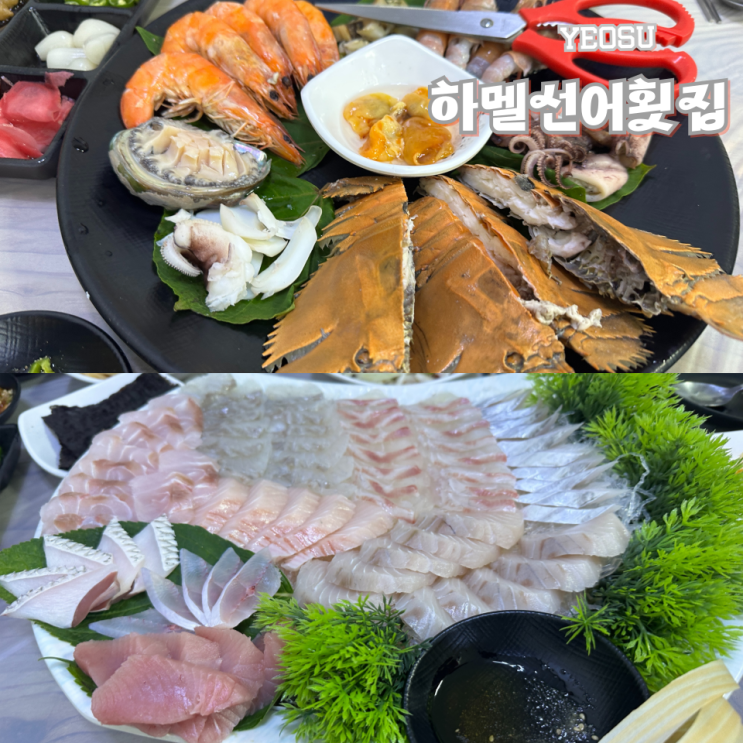  여수 선어회 돌산읍 현지인 맛집 하멜선어횟집