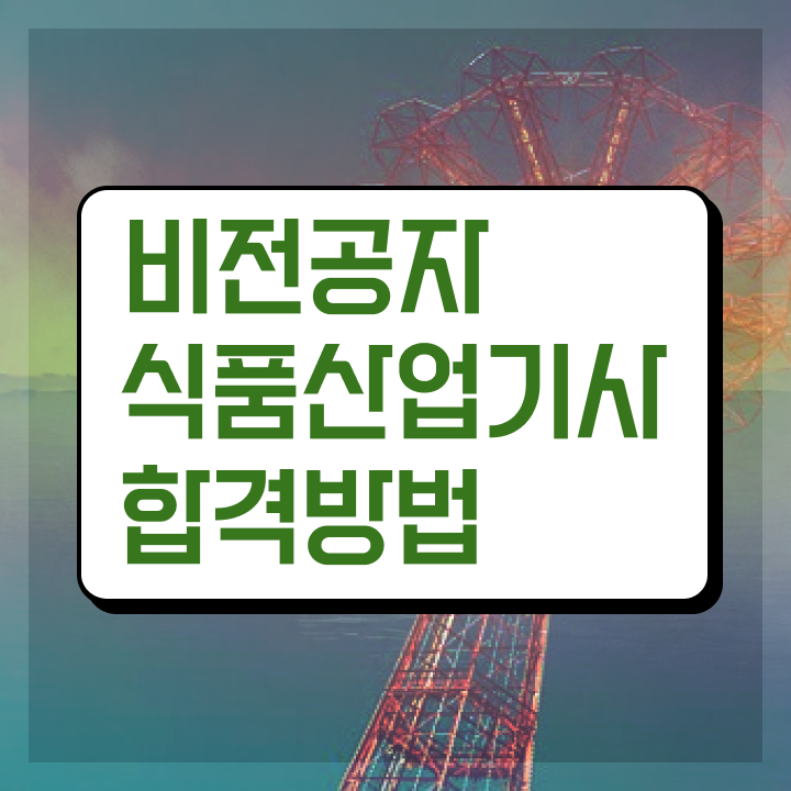  식품산업기사 필기 과목 식품산업기사 취득자격 인강만 듣고 쉽고 빠르게 성공한 팁