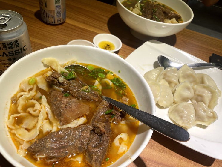  대만 여행 : 타이베이 메인역 도보 5분거리 우육면 맛집 '양품우육면'