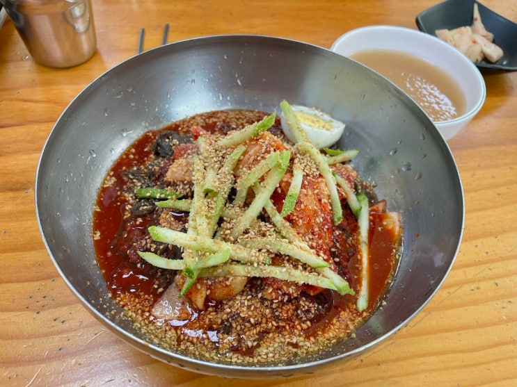  평택 안중 냉면 맛집 청학동냉면 주말 방문 후기