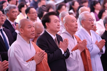 김장호 구미시장 尹<b>대통령</b> “<b>부처님 마음</b> 새겨 올바른 국정... 