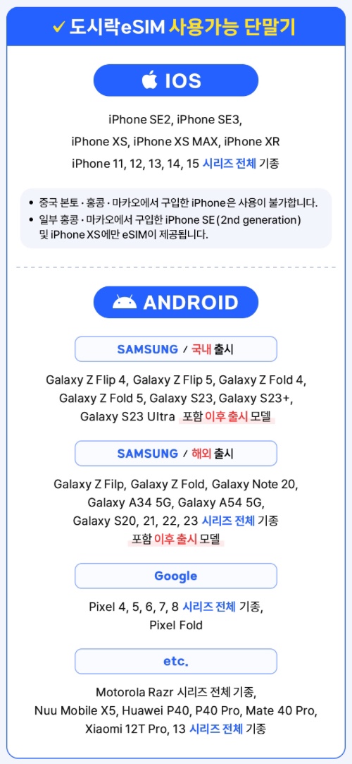  [일본 여행] eSIM(이심), uSIM(유심) 구매, 추천, 사용방법, APN 수동 설정