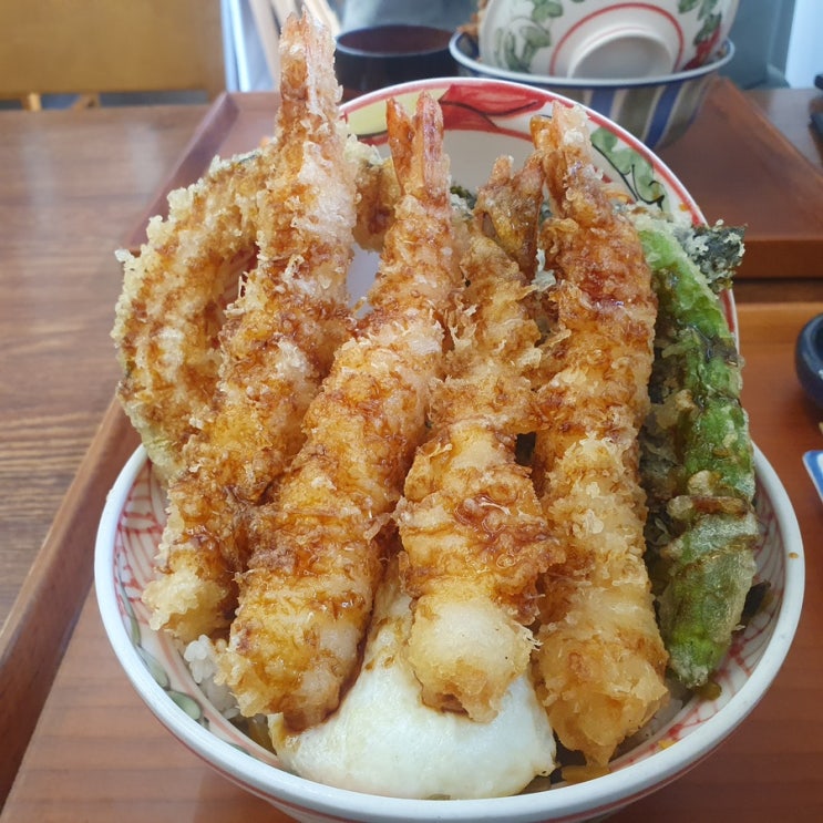  청주 가경동 맛집 저스트텐동 위치, 내부사진, 메뉴, 에비텐동, 가라아게동