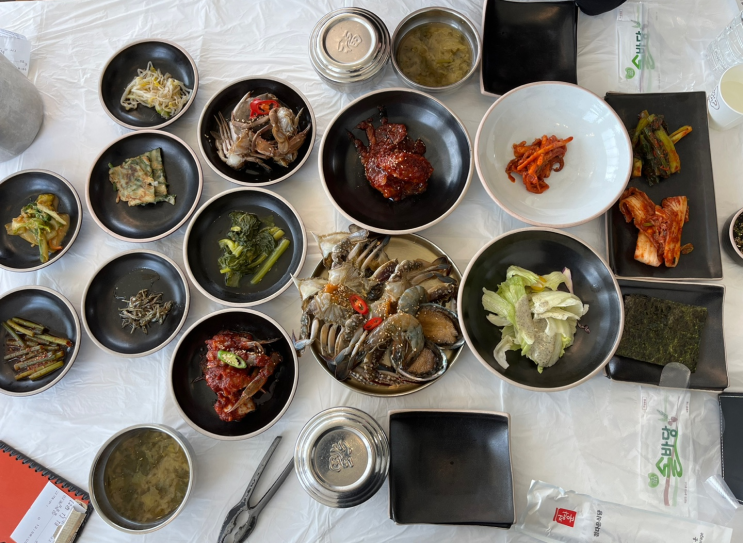  여수맛집한정식+카페) 2박 3일 여행일정 (feat. 마지막날) 여수게장정다운식당, NCNP카페, 녹테마레 미디어아트