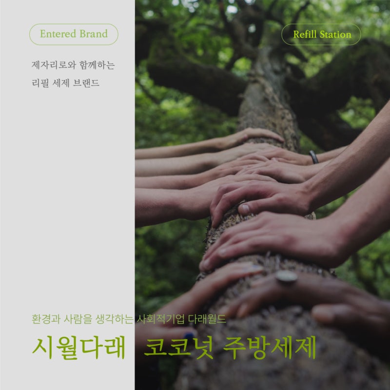 [리필스테이션] 주방세제 소개 _ 코코넛주방세제