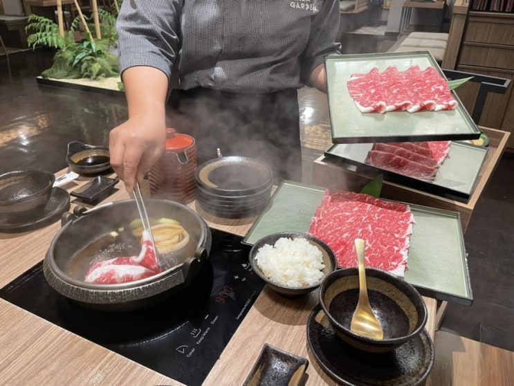  방콕 현지 일식 맛집/마사가든/스키야키맛집