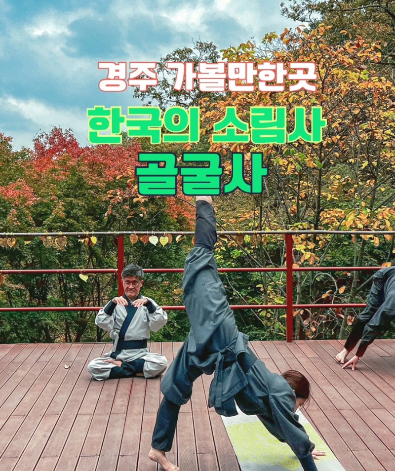 경주 가볼만한곳 골굴사 ,한국의 소림사에서 선무도를 만나다