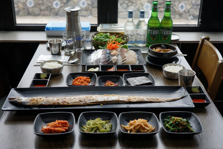  성산일출봉맛집 가성비 좋았던 통갈치정식 2인 성산해촌