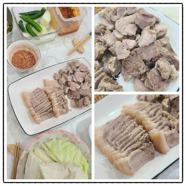  남편은 요리사 / 아재의 돼지고기 삼겹살 수육 삶는법 간단 레시피 잡내 없이 맛있게 삶아요~