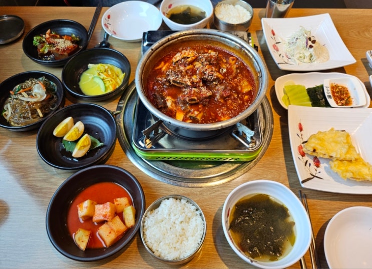  울산 언양 매운 소갈비찜맛집 { 정안정 본점} 