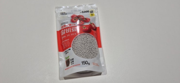  다이소 당근씨앗 알비료 주기 - 파종후 3주 시점