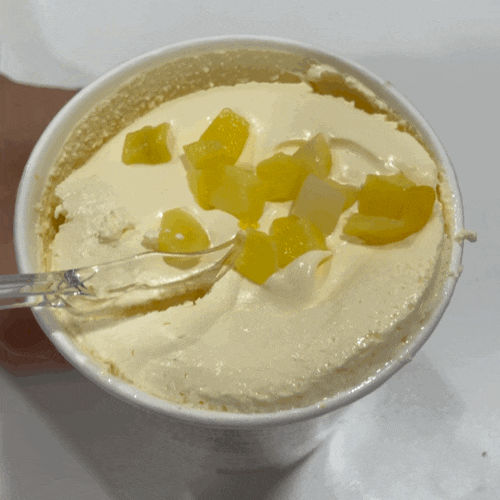  CU 뒷북 신상,연세우유 망고 마스카포네컵을 먹어보았다..! 사악한 칼로리에 그렇지 못한 맛..