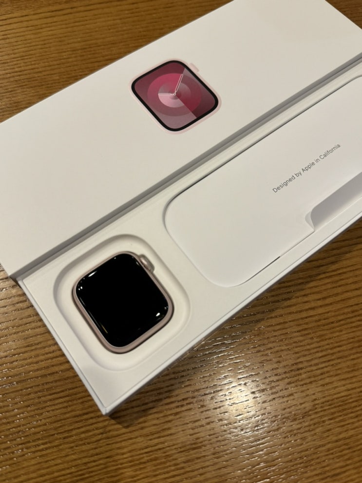  애플워치9(41mm) 핑크 내돈내산 후기