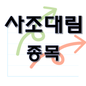  사조대림 - 식용유 원양 수산 어업 종목 주가 차트 정리