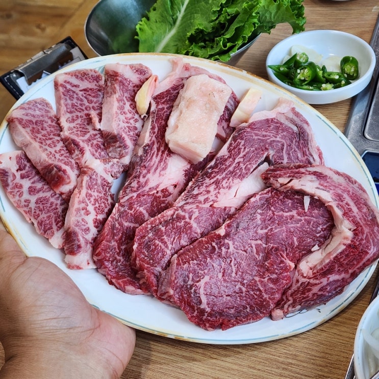  광주 한우 용전식육식당 북구 소고기 맛집 꽃등심&생비 솔직후기