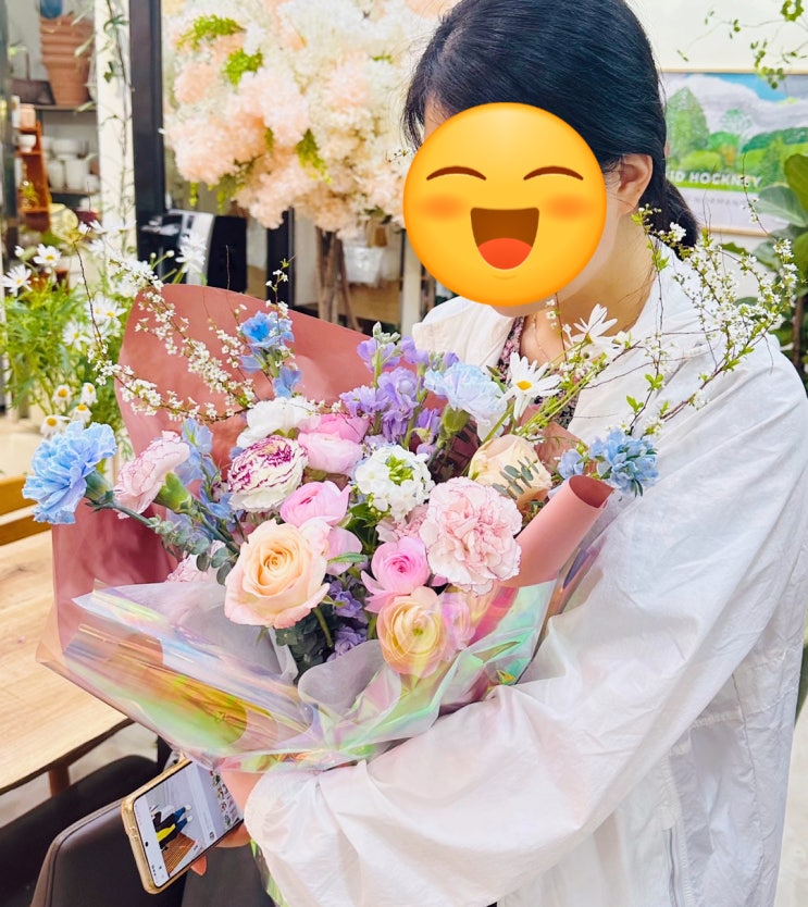  목포꽃다발맛집 임신 축하 선물용 꽃선물 '엄마의정원'