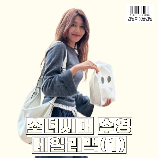  소녀시대 최수영 데일리백 _ 중저가 가방 찾으시는 분들은 조이그라이슨 호보백