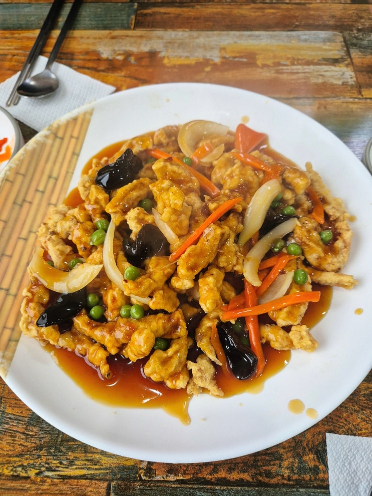  태안 원북면 맛집 중국집 해송각-갓 나온 따끈한 탕수육 맛집