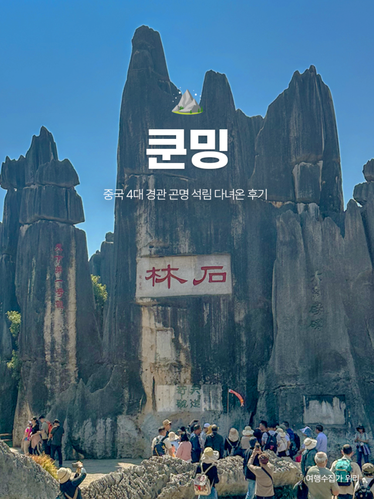  중국 쿤밍 여행 석림 후기 | 투어 없이 직접 버스 타고 다녀오기 곤명 여행